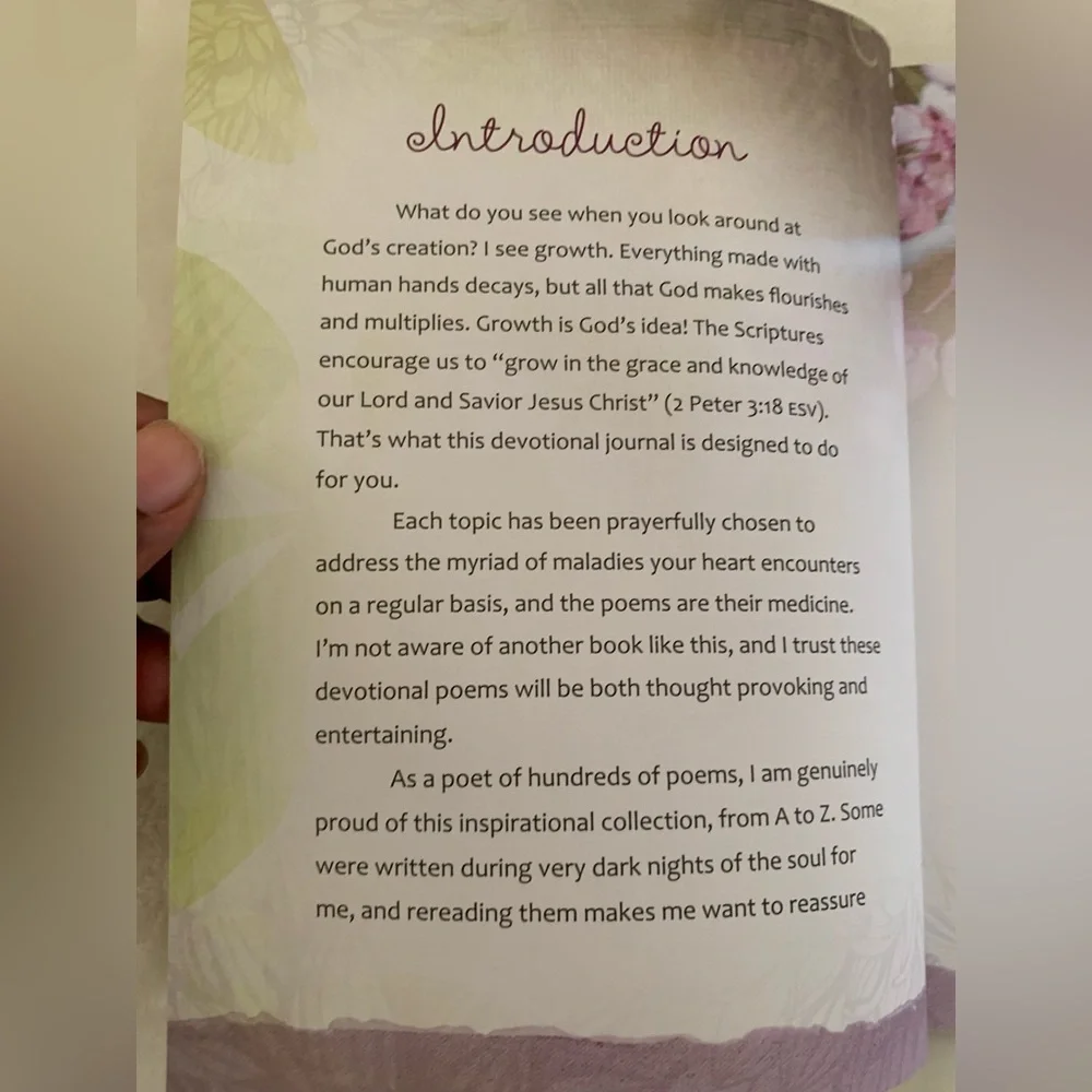 Growing in Grace Devotional Journal (NWOT) - Picture 5 of 7